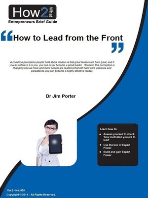 cover image of How to Lead From the Front